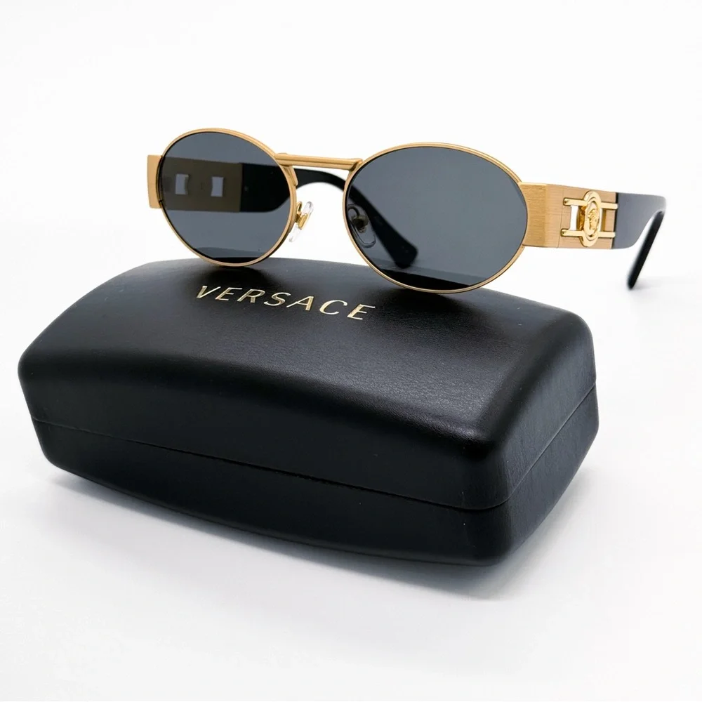 NEW VERSACE VE2264 1002/87 UNISEX SUNGLASSES MOD 2264 1002/87 OVAL VE2264 100287